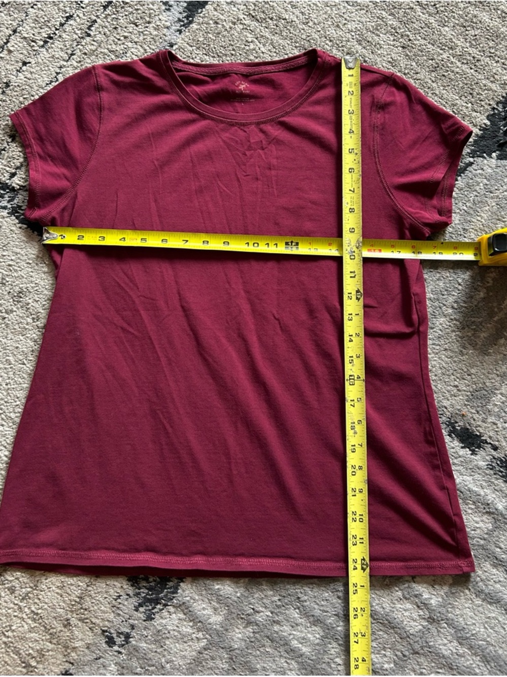 Ruff Hewn Maroon T-Shirt - Size Large - Picture 5 of 6